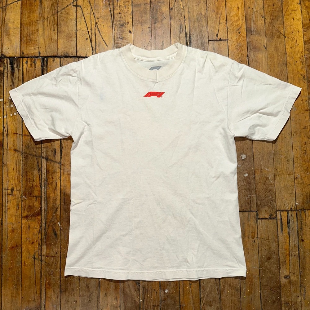 Formula 1 Racing PacSun Tee Shirt Men's‎ S White Short Sleeve Crew Neck Logo